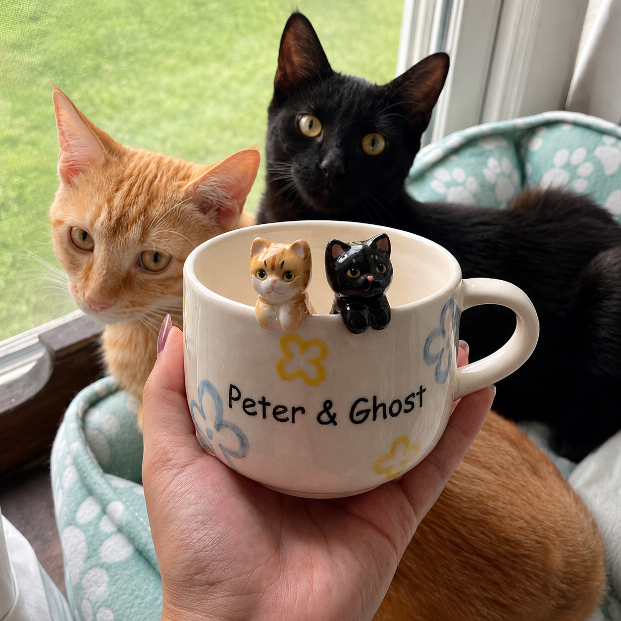 Hand Made Custom Pet Figurine Mug