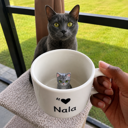 Hand Made Custom Pet Figurine Mug